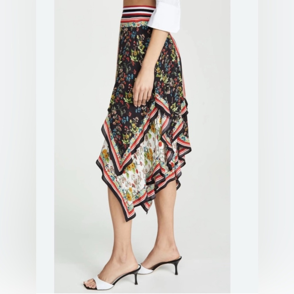 Alice + Olivia Multicolor Patterned Wrap Dress - image 7
